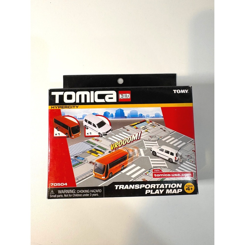 Tomica Hypercity Transportation Play Map Set 70504 TOMY Mitsubishi Fuso Toyota